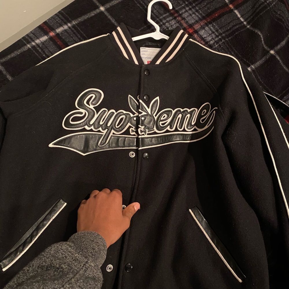 Supreme x Playboy Varsity